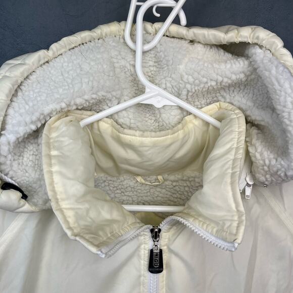 Y2K Rigo Sportswear Sherpa Lined Removeable Hood Puff Jacket Parka Zip Up Q-13 - Picture 12 of 16